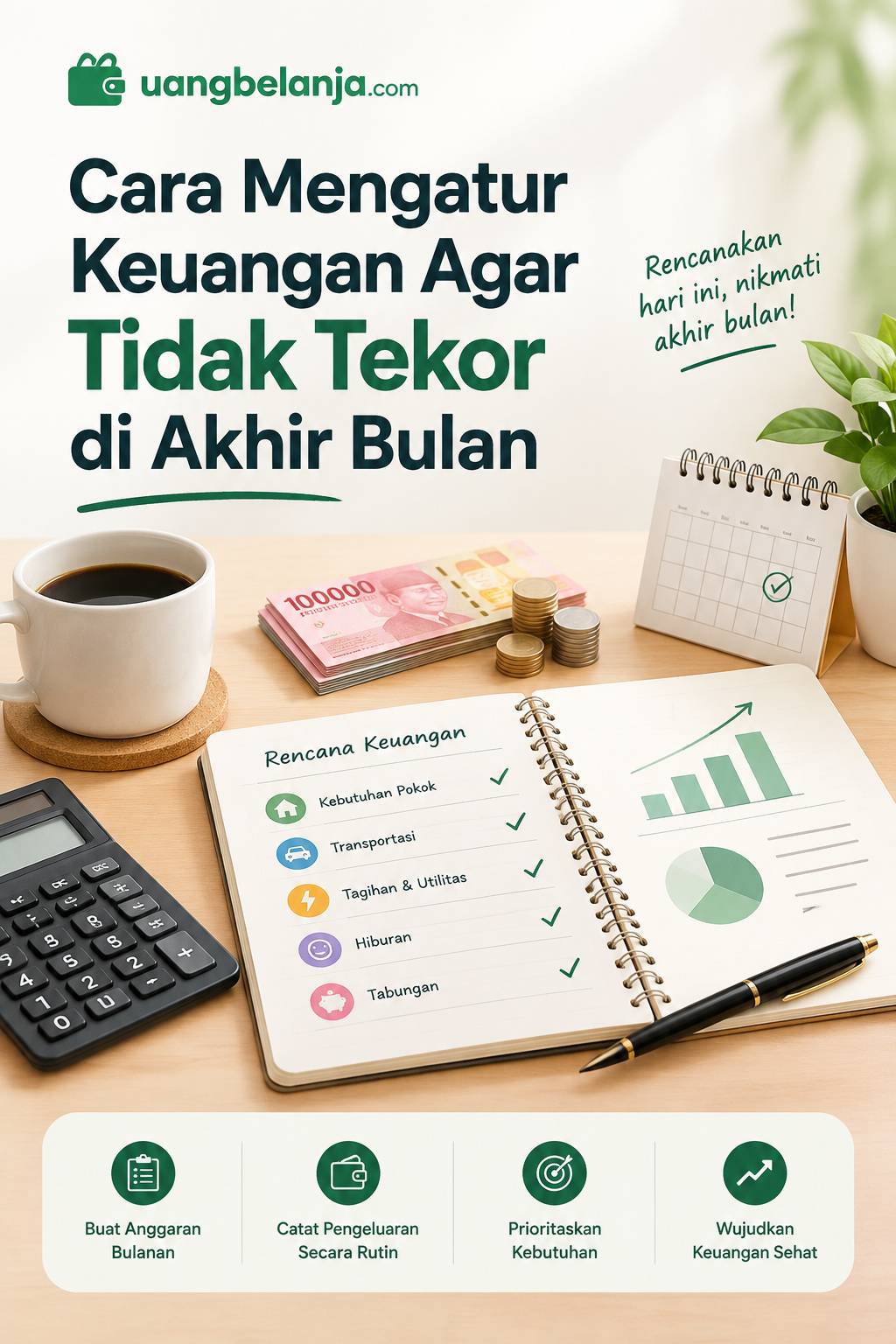 Infografis: Cara Mengatur Keuangan Anti Tekor