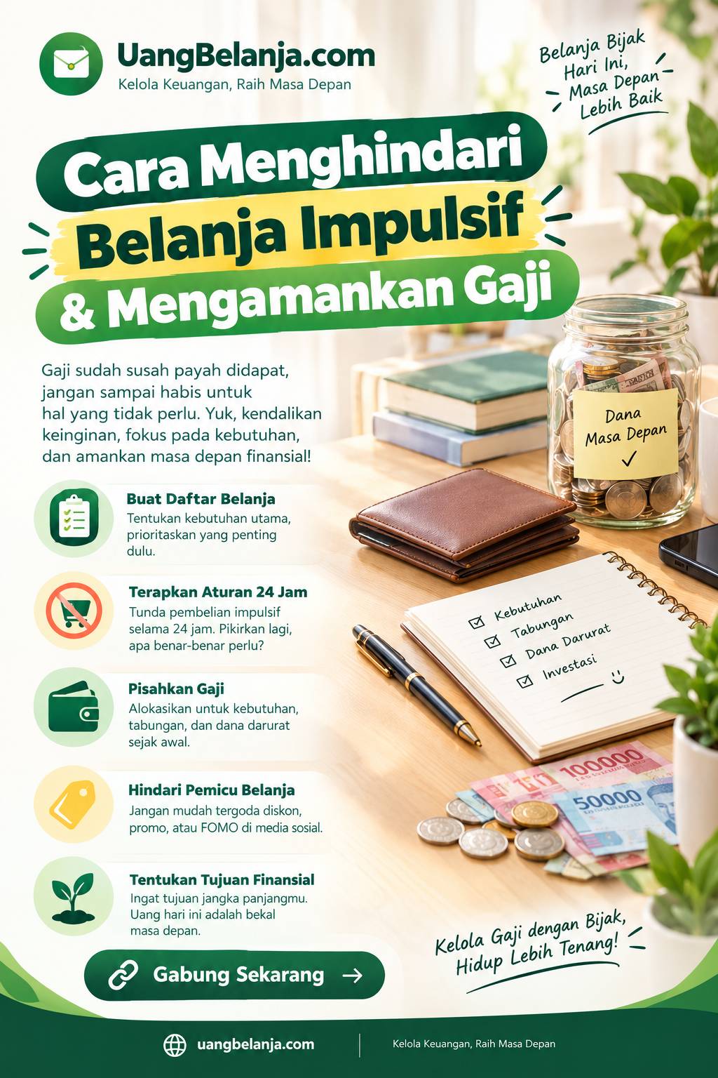Infografis: Cara Mengerem Belanja Impulsif