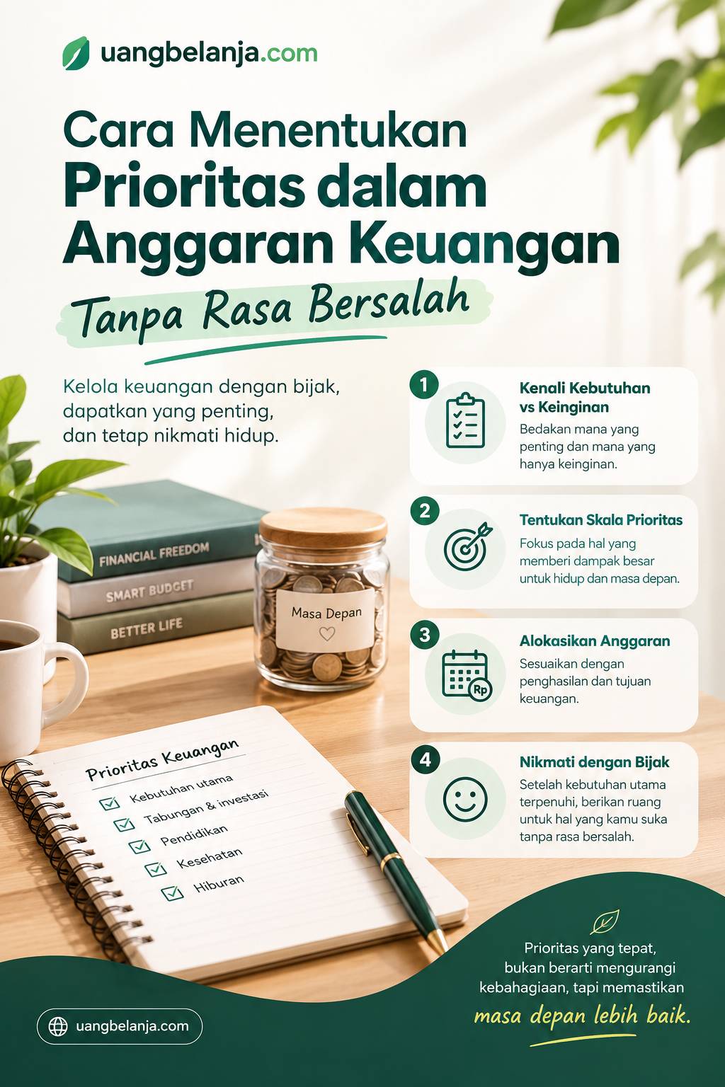 Infografis: Matriks Skala Prioritas Pengeluaran Keuangan