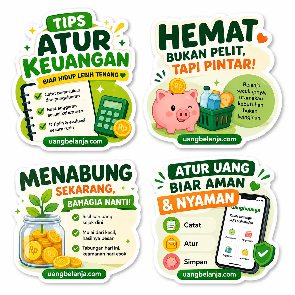Stiker UangBelanja.com #13