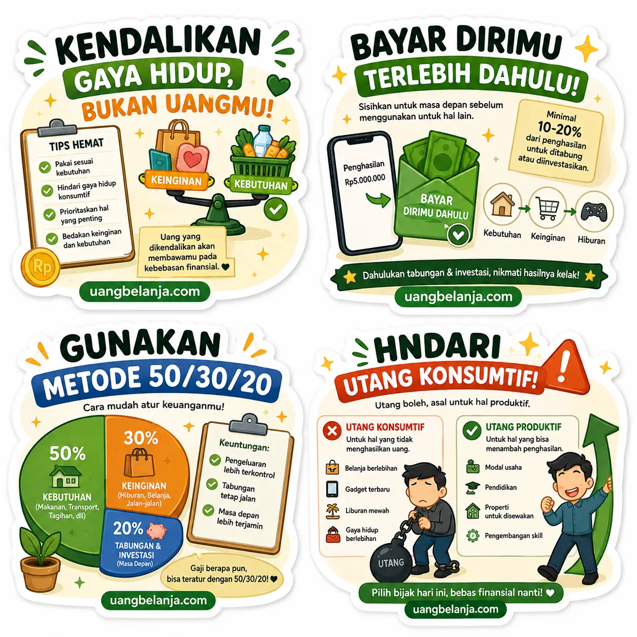 Stiker UangBelanja.com #16