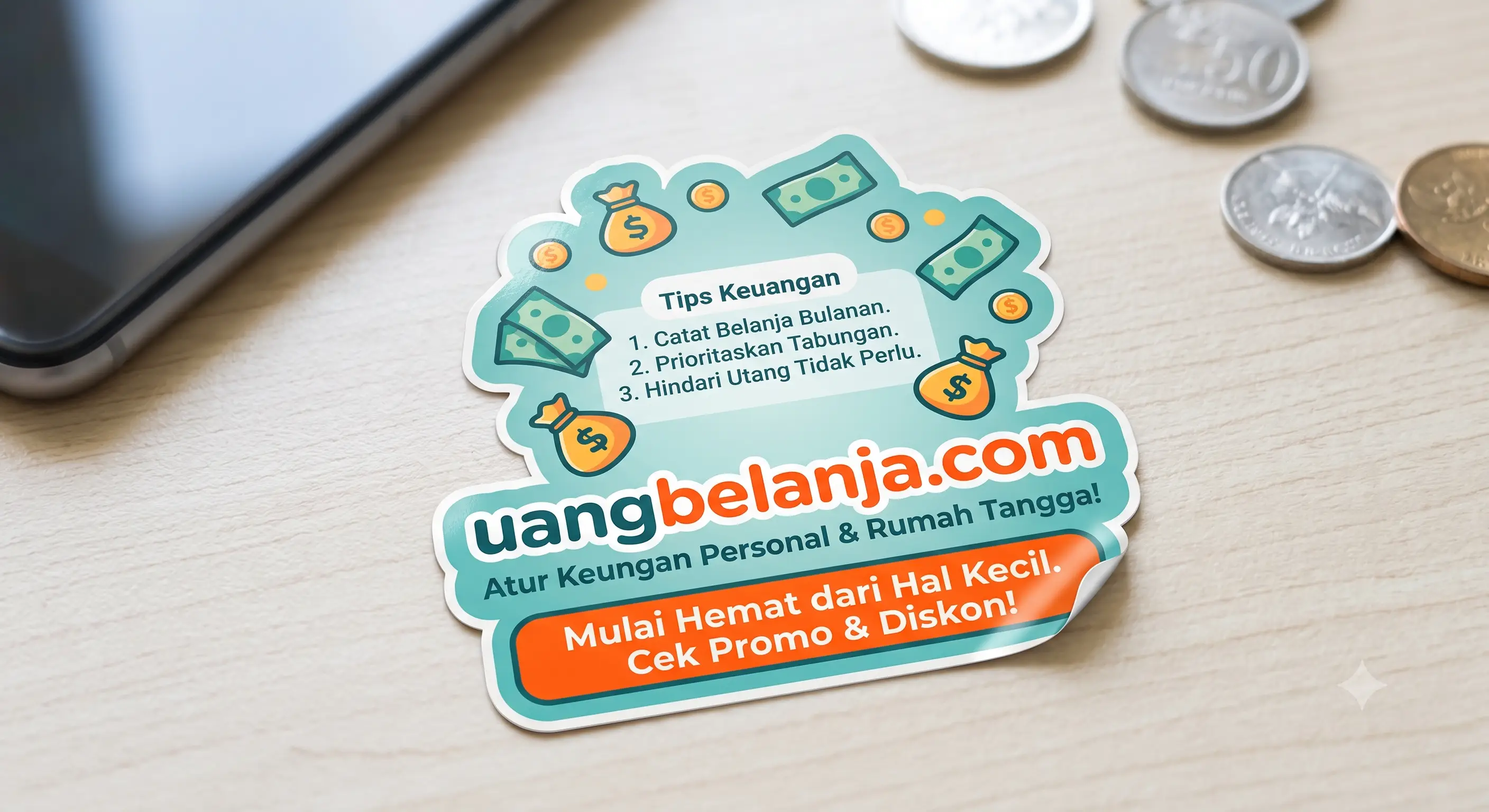 Stiker UangBelanja.com #6